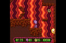 une photo d'Ã©cran de Super Widget sur Nintendo Super Nes